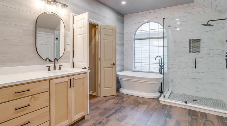 new bathroom installation