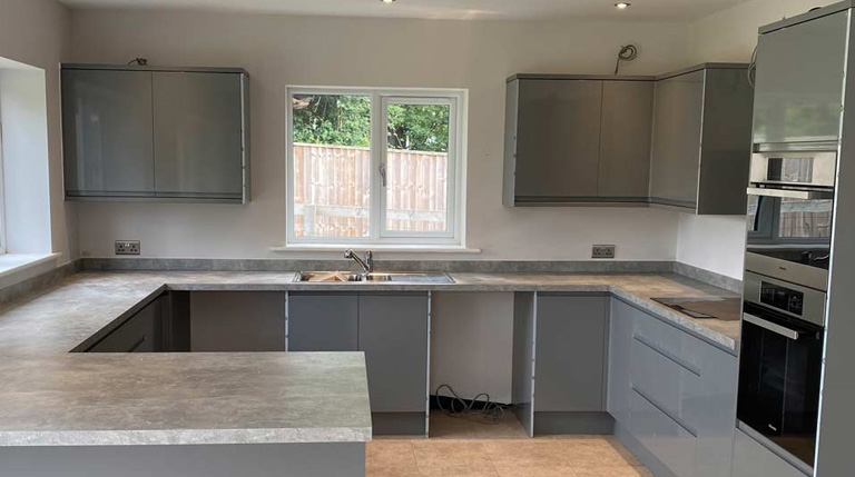 new kitchen install